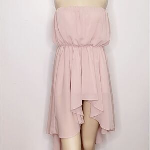 Eimy Istoire Pink Strapless Dress